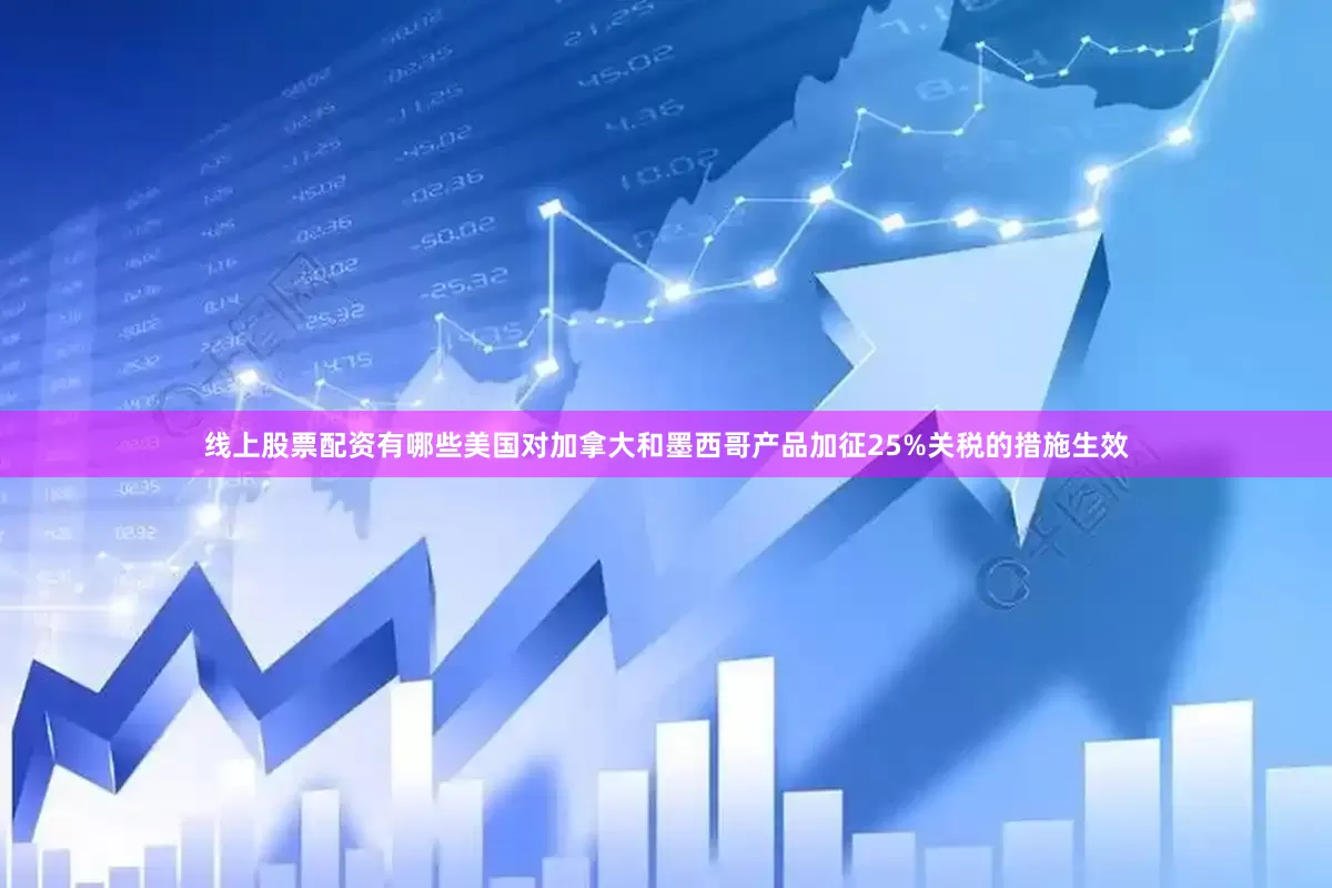 线上股票配资有哪些美国对加拿大和墨西哥产品加征25%关税的措施生效